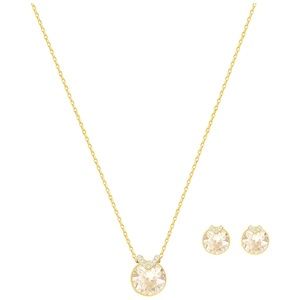 Swarovski Bella V neck and pierced earings